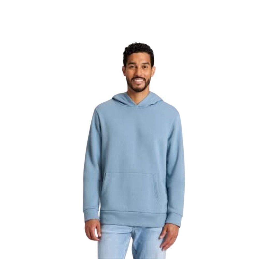 Goodfellow & Co Men's Blue Fleece Pullover Hoodie Sweatshirt Size Medium